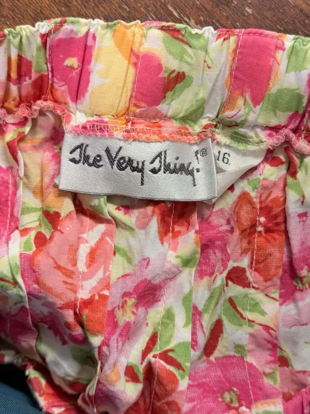 The Very Thing Pink Floral Pleated Midi Skirt Size 16